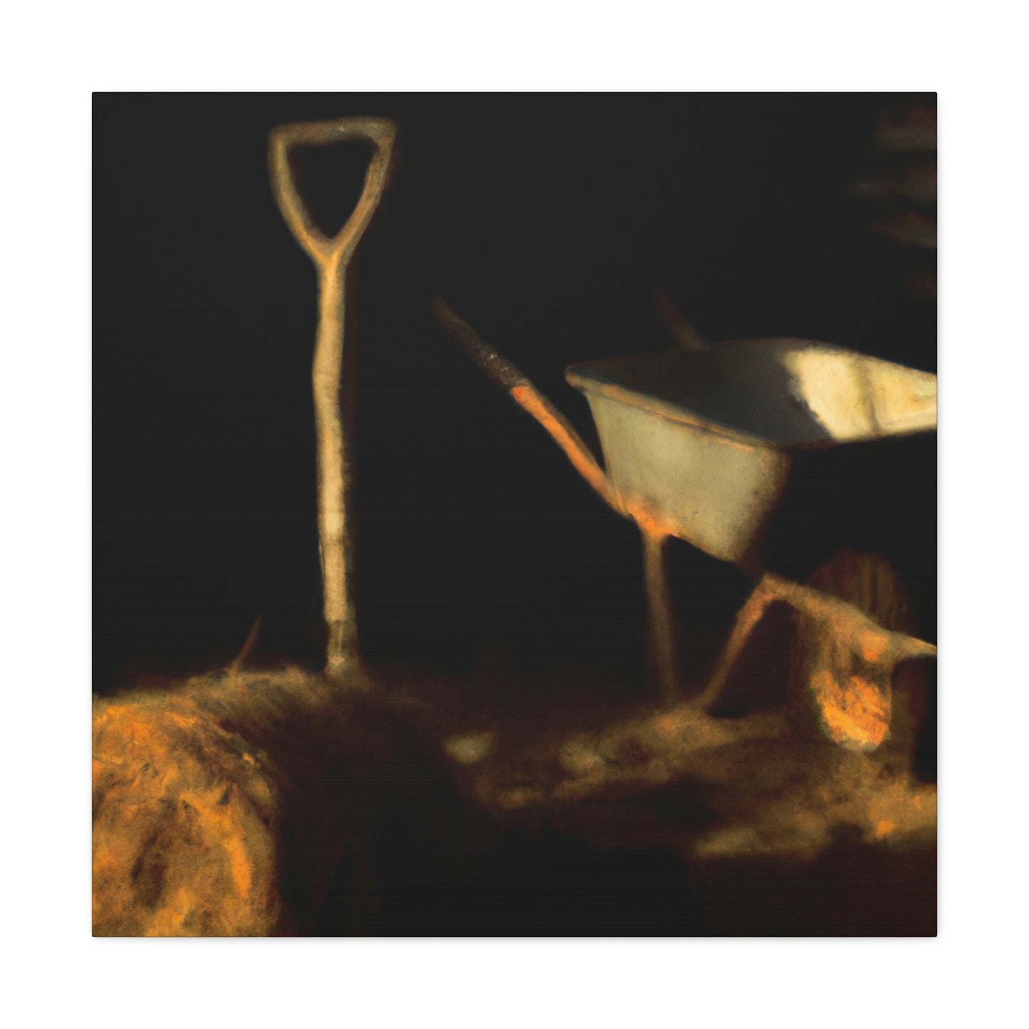 Wheelbarrow of Prosperity - Canvas