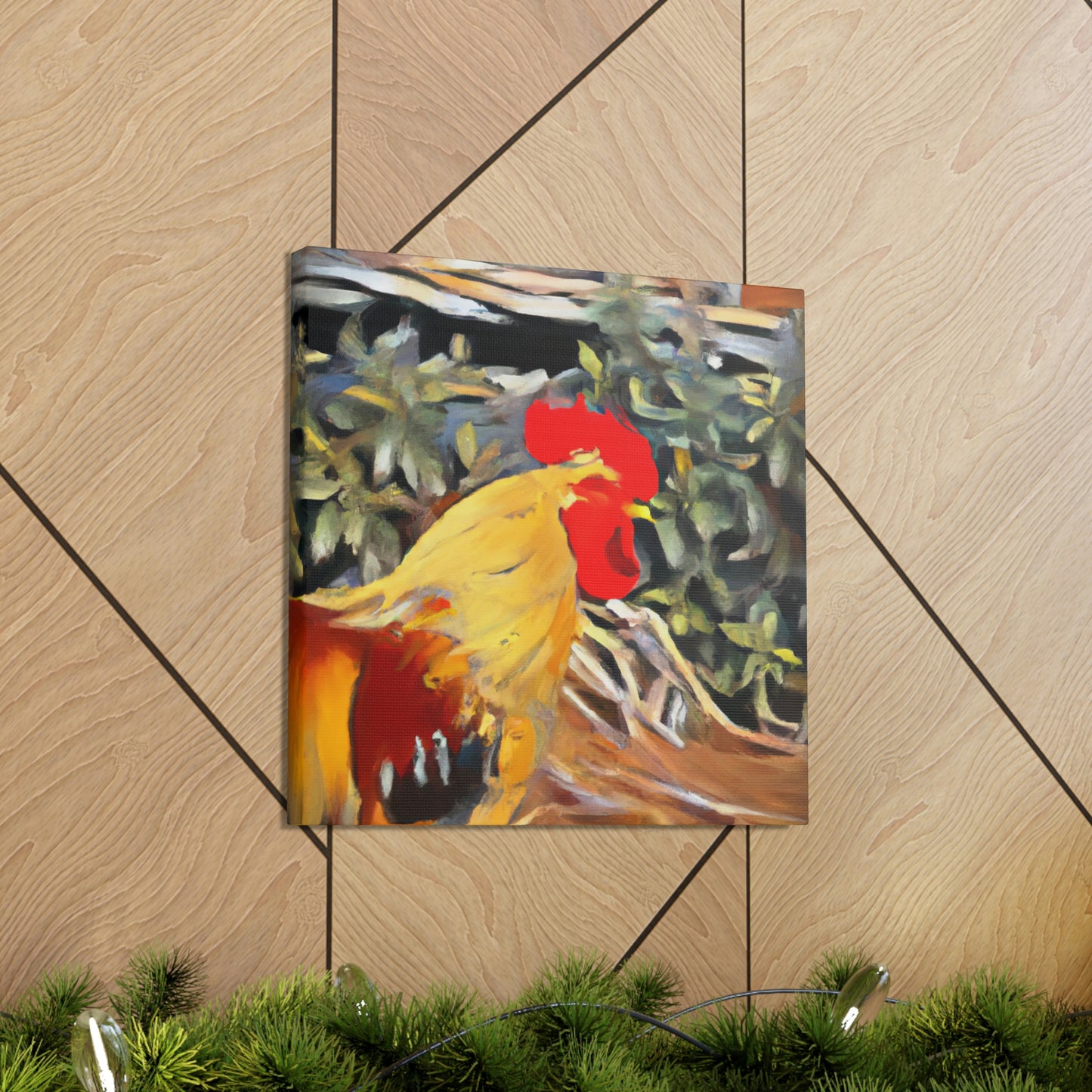 "The Cocky Rooster" - Canvas