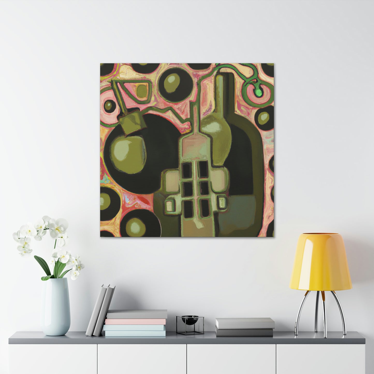 Grenades in Colorful Chaos - Canvas