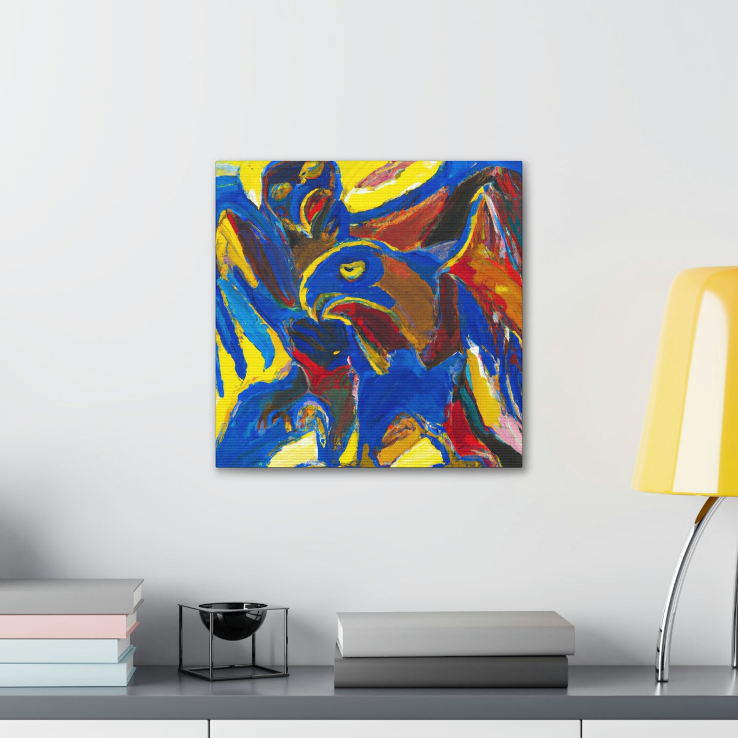 "Hawks in Expressionism" - Canvas