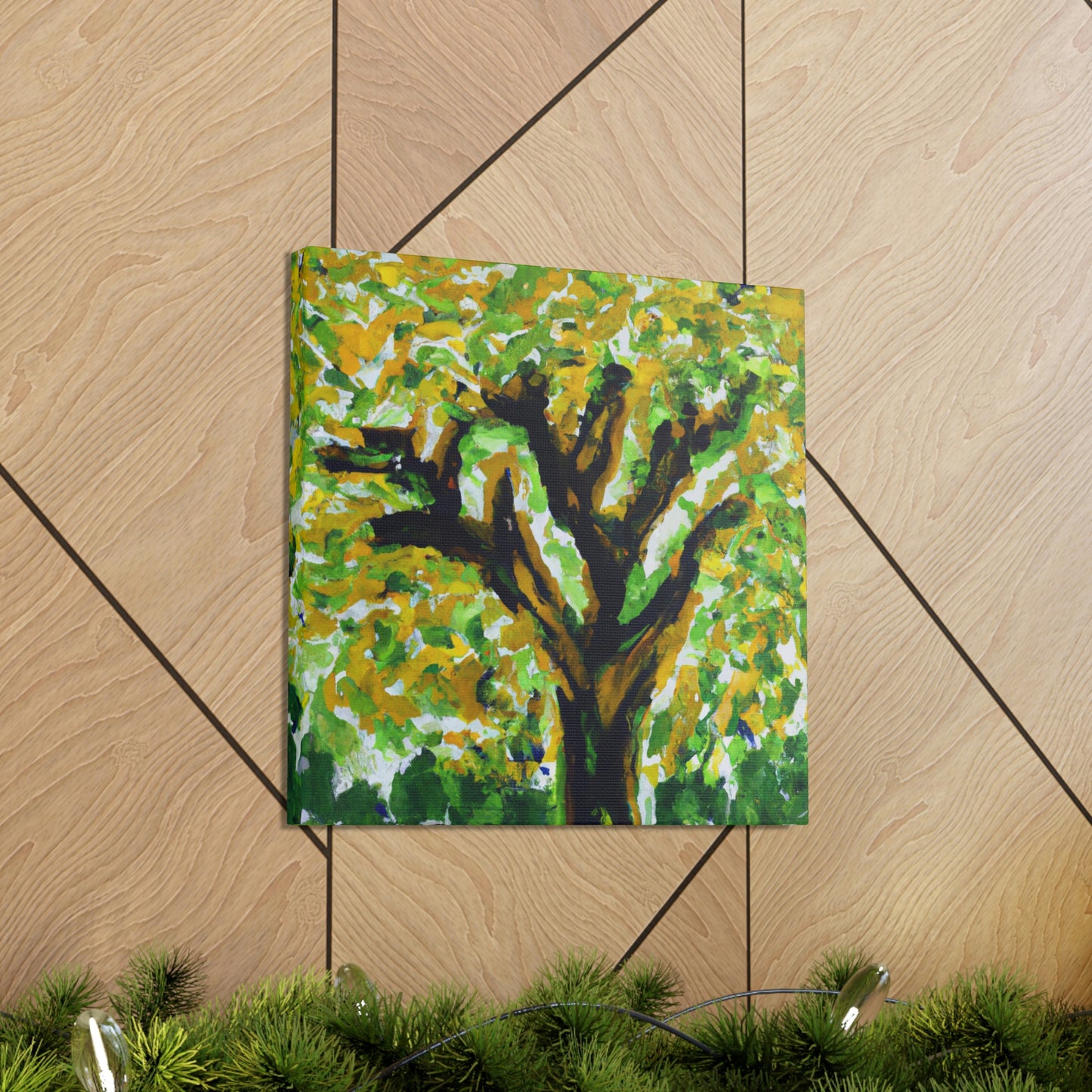 Elm Tree Expressionism - Canvas