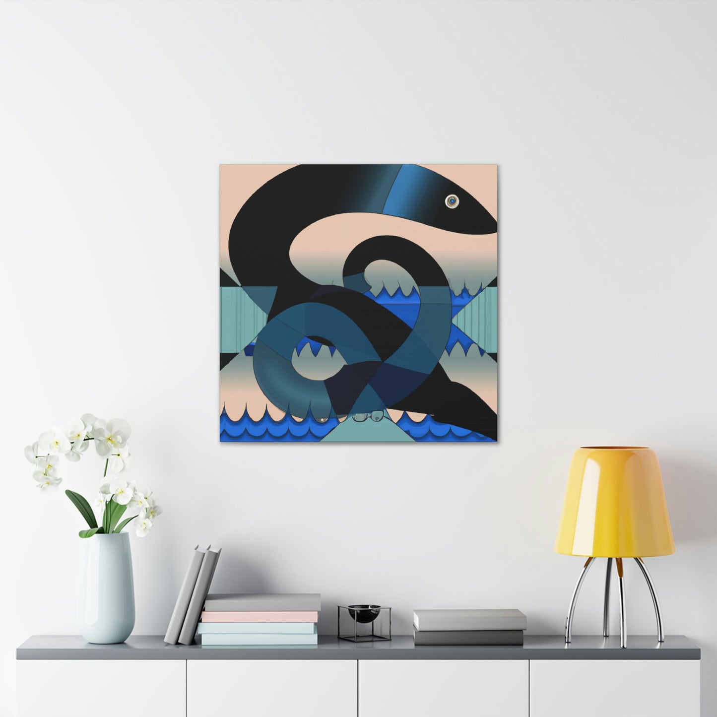 "Electric Eel Entwined" - Canvas