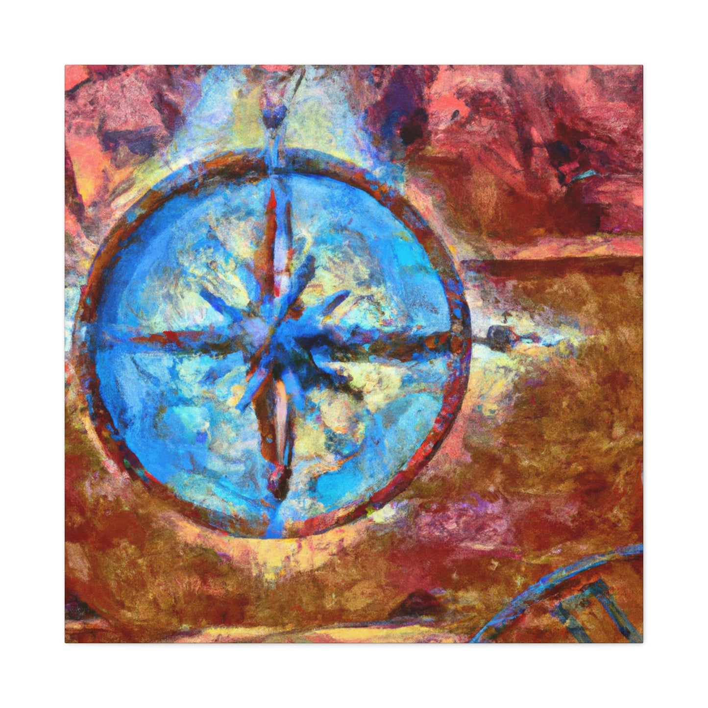 "Compass of Direction" - Canvas