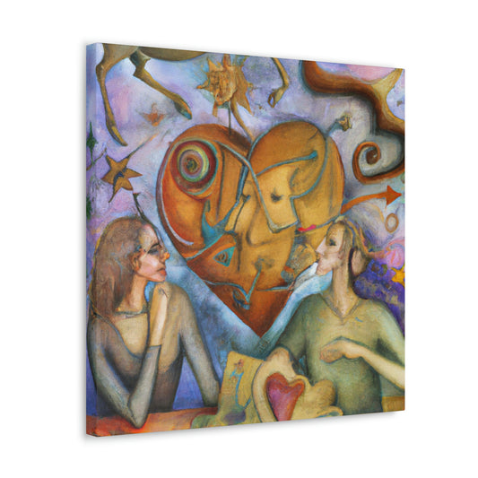 Love's Starry Night - Canvas