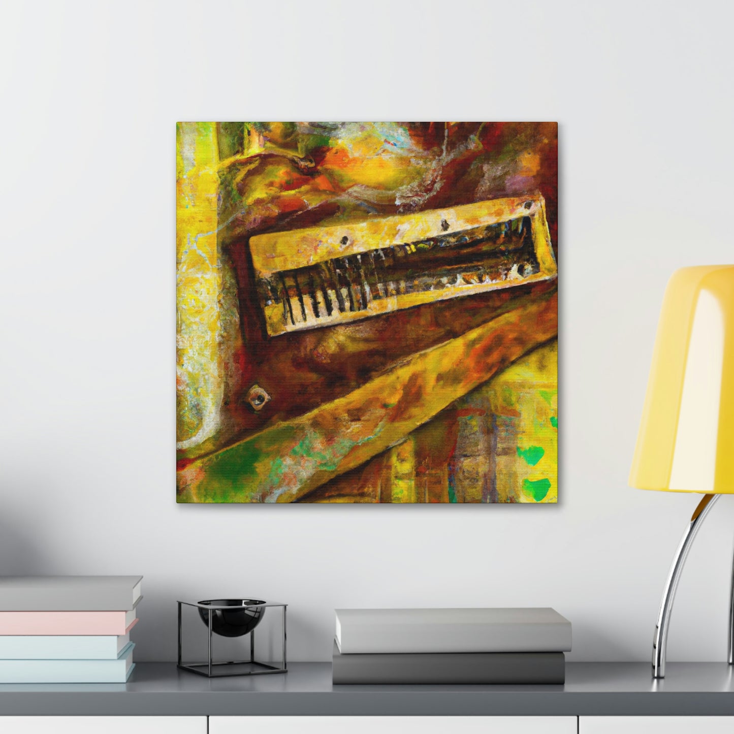 Harmonica Melody Music - Canvas