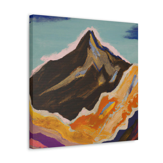 Mountains in Moonlight - Canvas