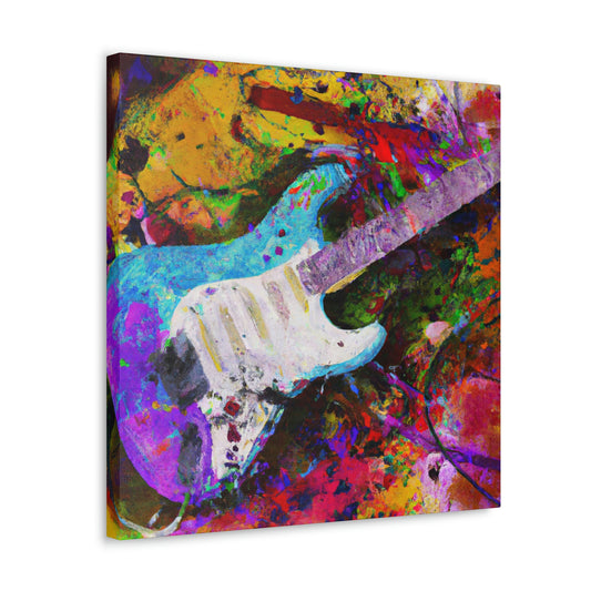 Fender Through Abstracted Lens - Canvas