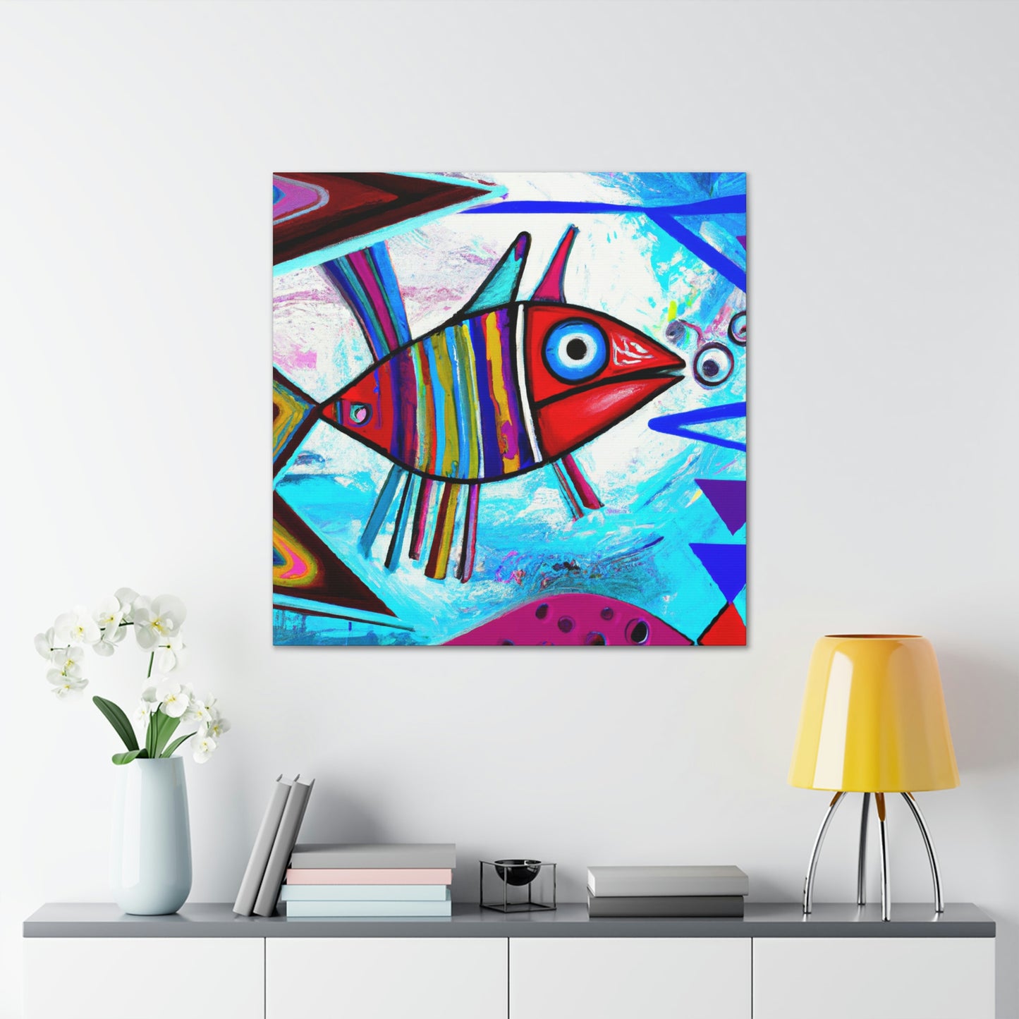 "Fish of the Unseen" - Canvas