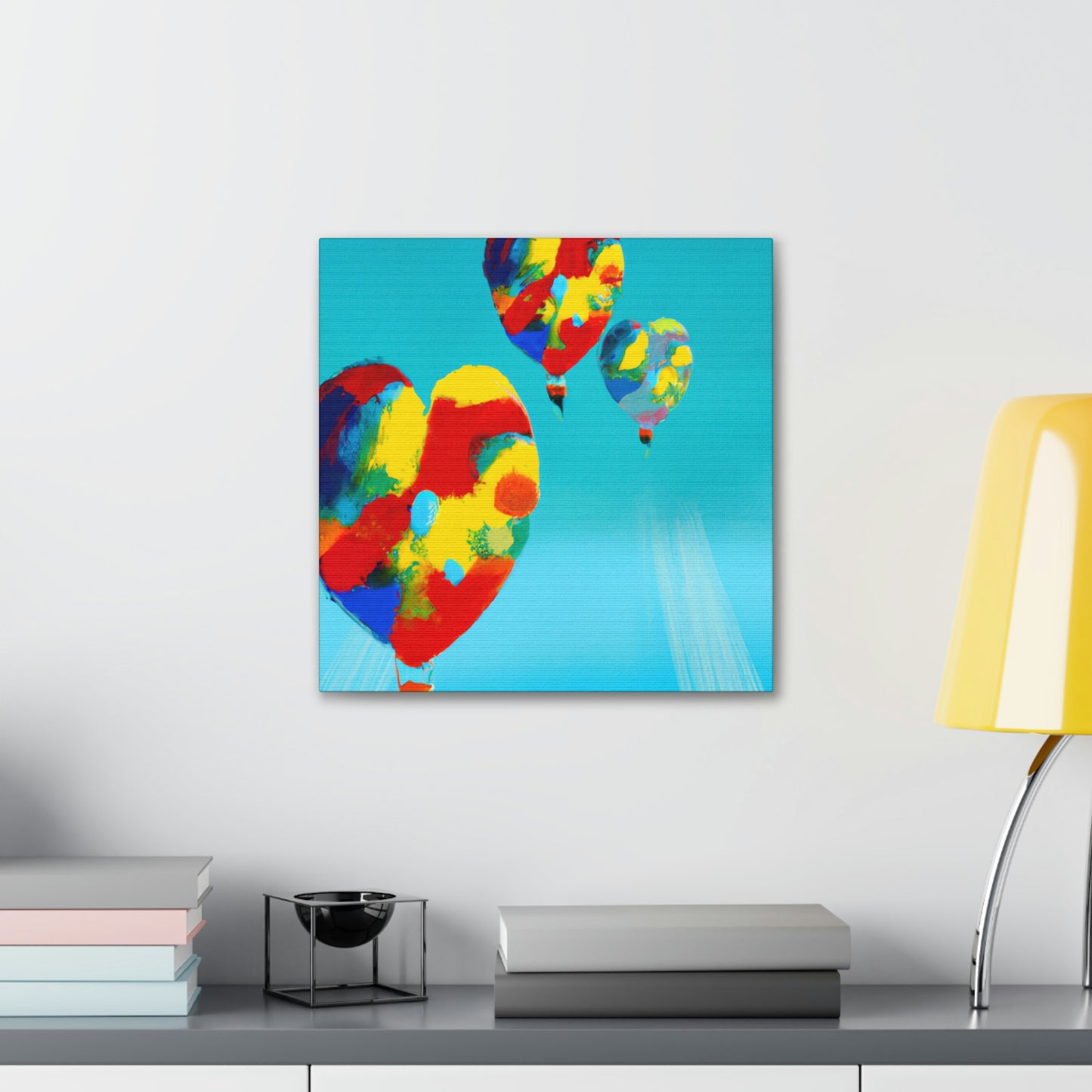 "Skyward Flight of Balloons" - Canvas