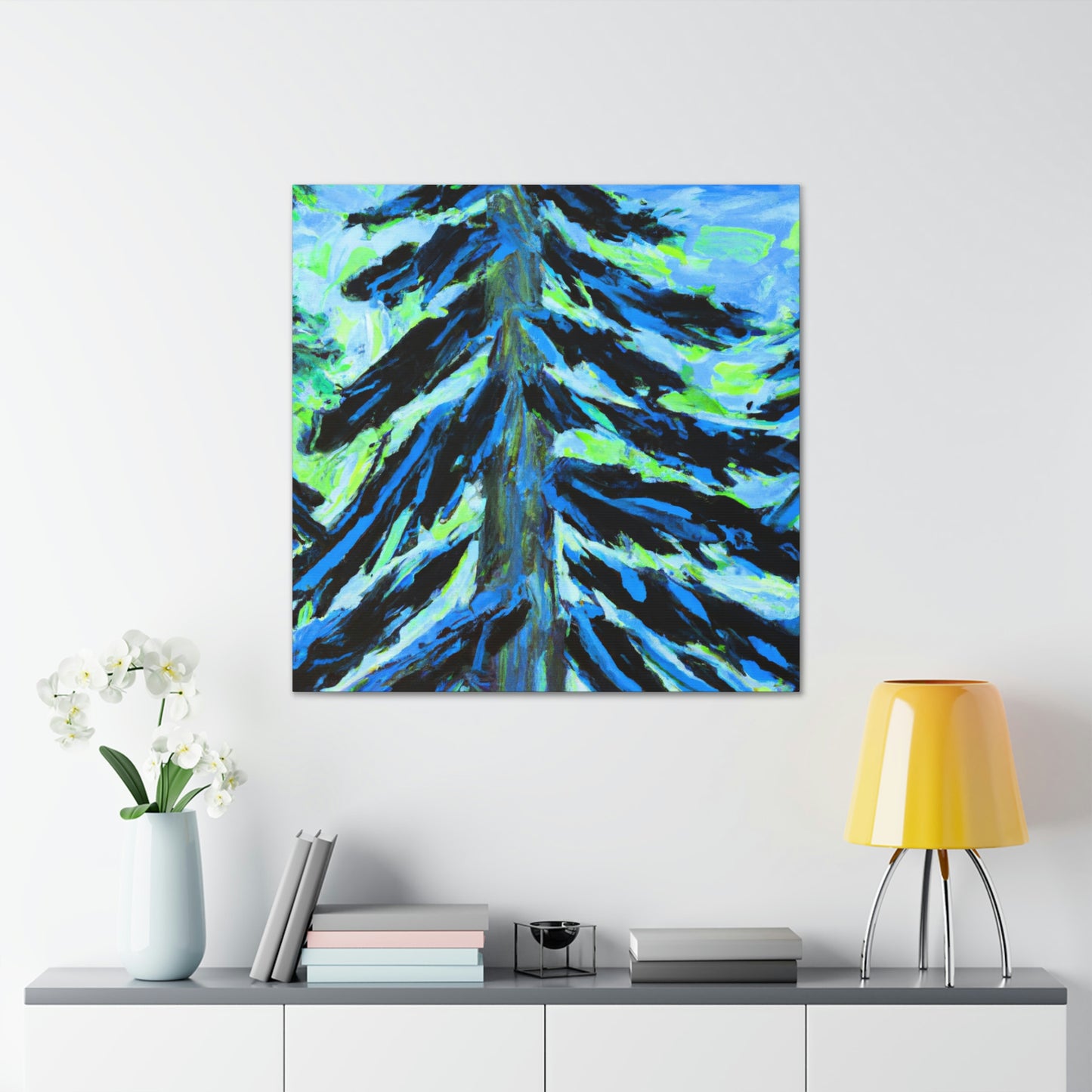 Spruce Tree Splendor - Canvas