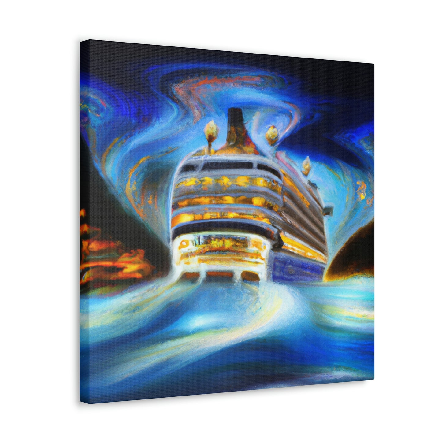 "Cruise Ship Surreality" - Canvas