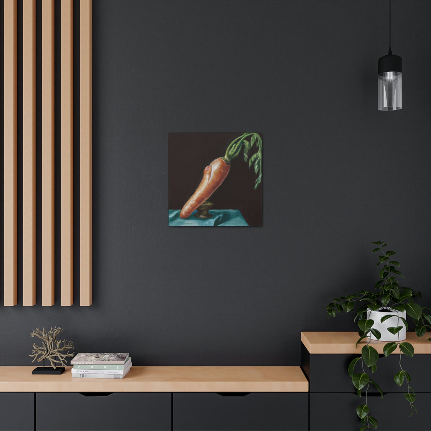 "Carrot Utopia Splendor" - Canvas