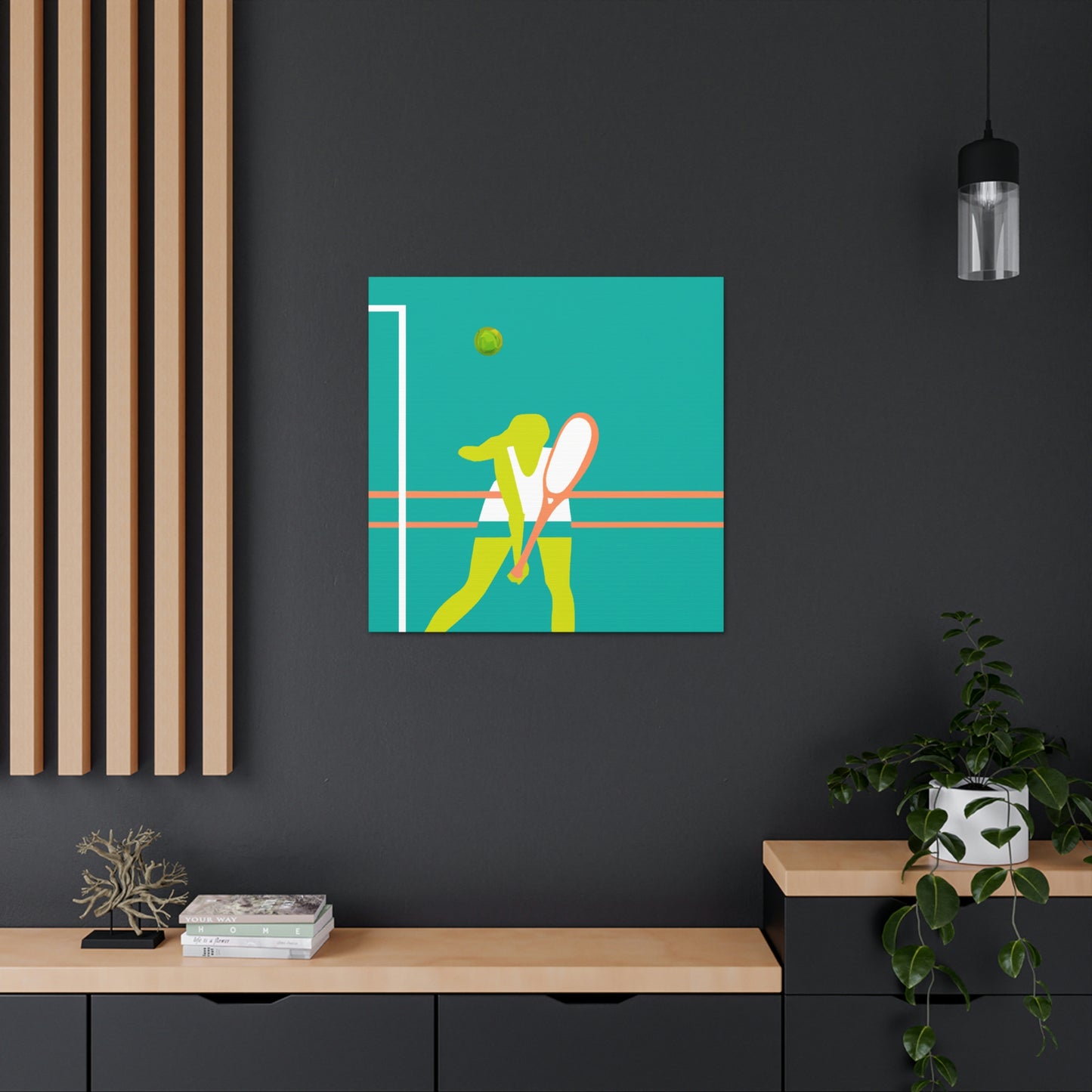 Tennis in Simplicity - Canvas