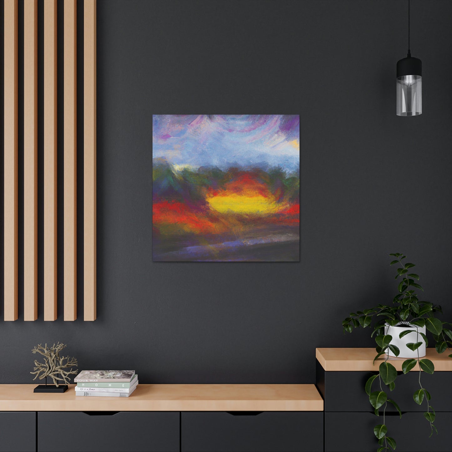 Dawn of Floral Beauty - Canvas