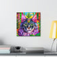 "Cat in Art Deco" - Canvas