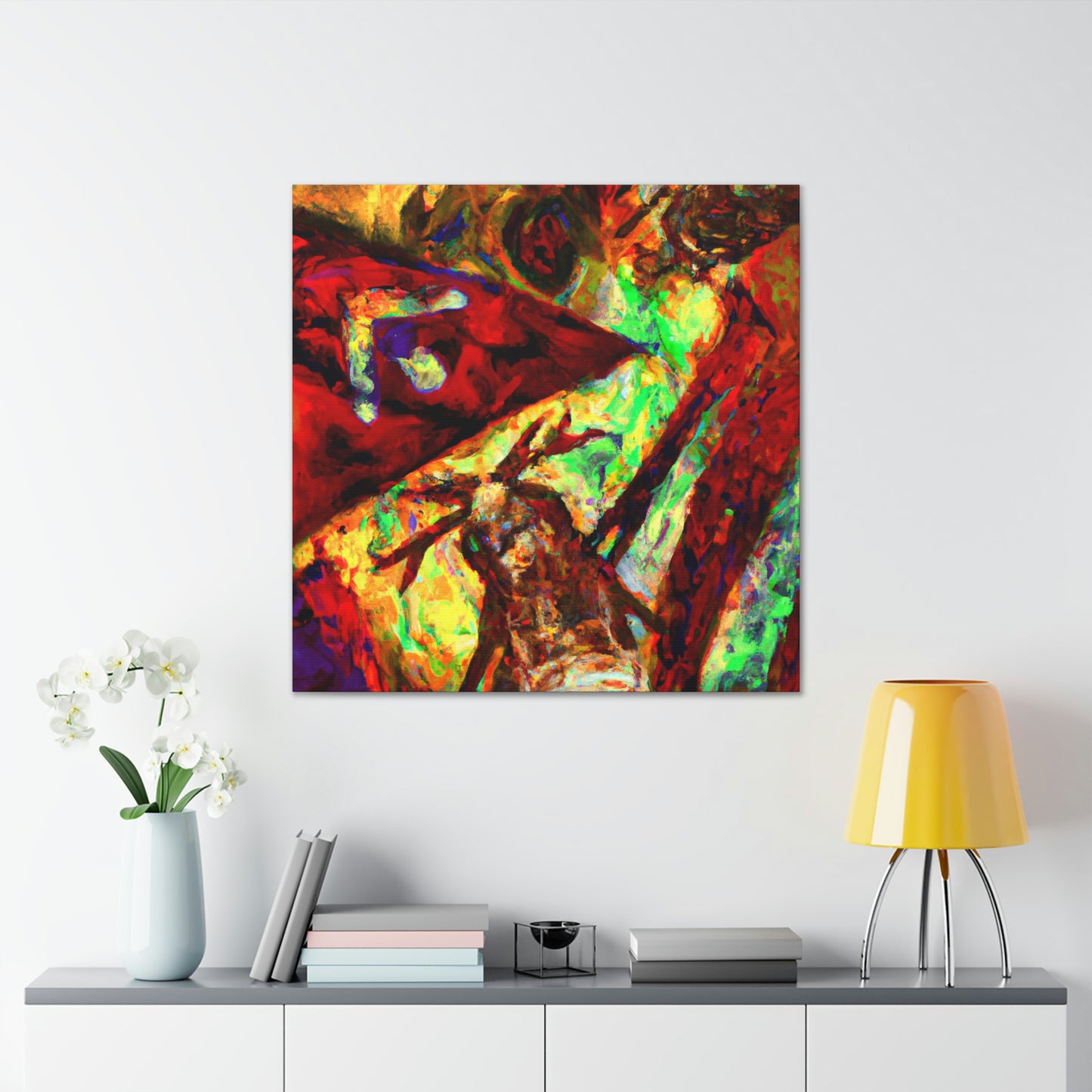 "Chaotic Reflection Symphony" - Canvas