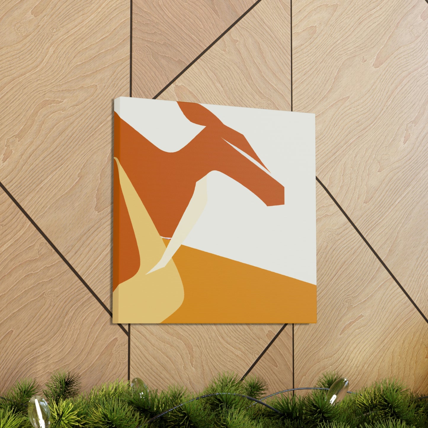 Kangaroo in Reflection - Canvas