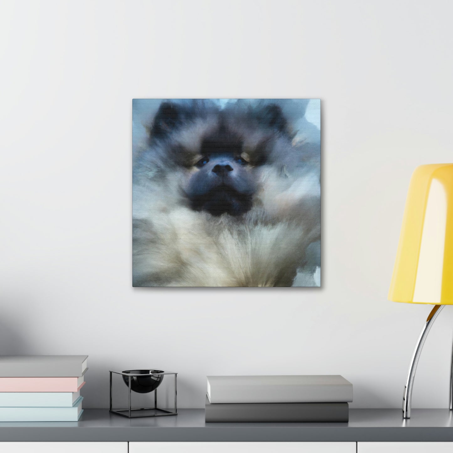 Keeshond in Abstract - Canvas