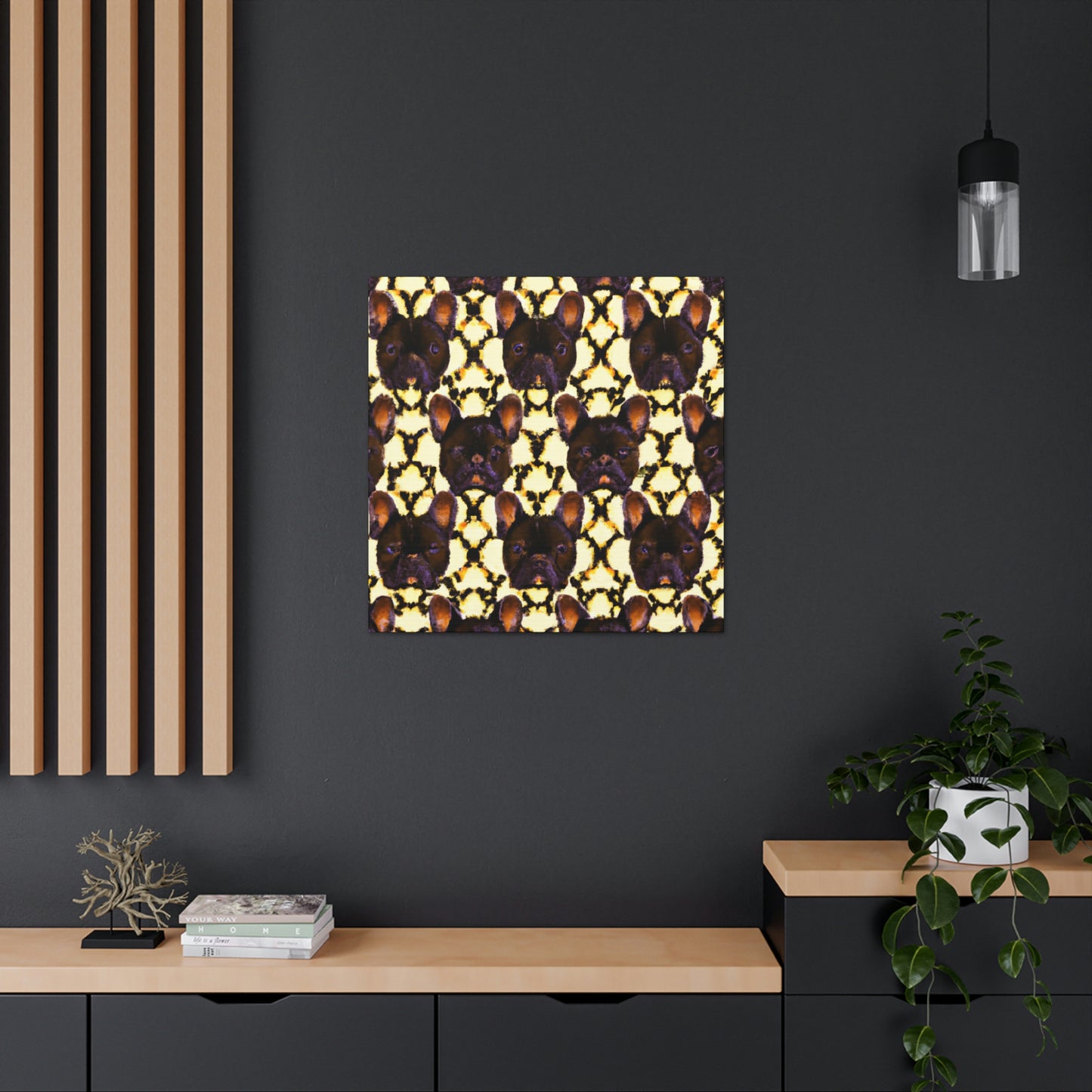 "French Bulldog Minimalism" - Canvas