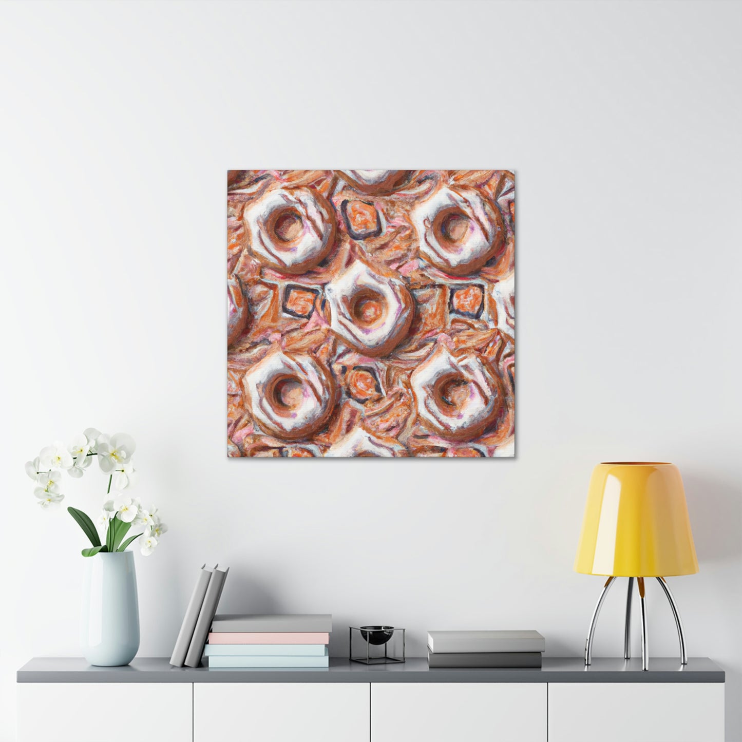 "Sugared Doughnut Delight" - Canvas