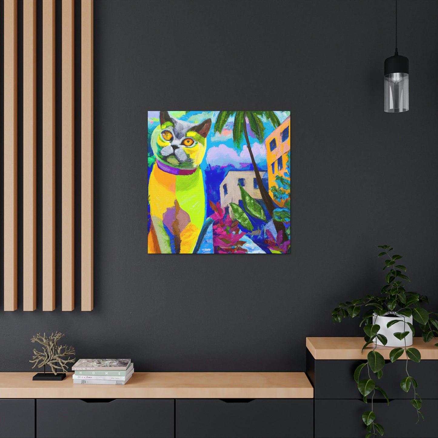 Purrful British Shorthair - Canvas