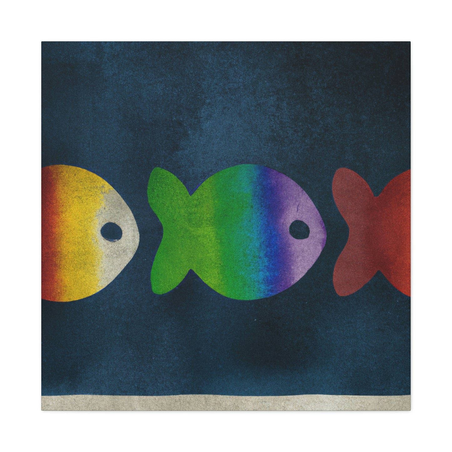 Rainbow Fish Dreaming - Canvas