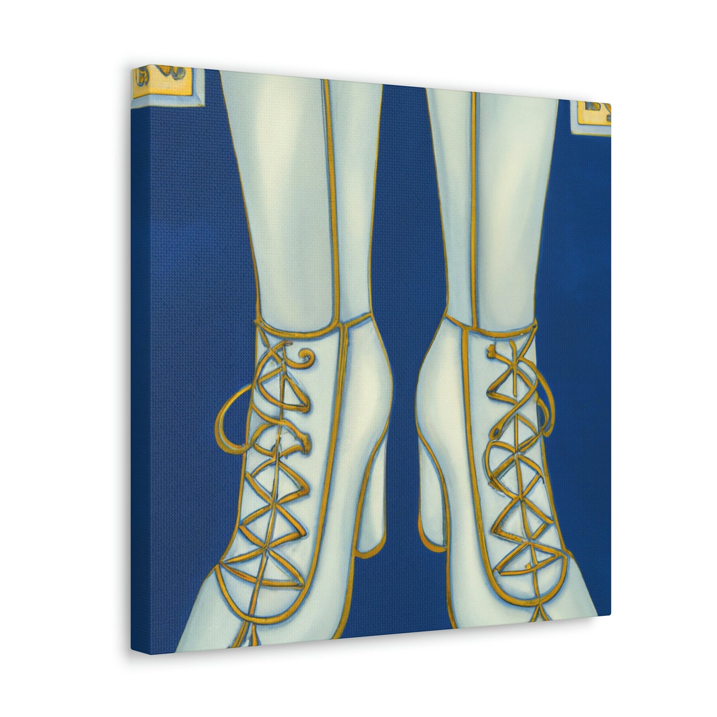 "Boots of Glittering Jazz" - Canvas