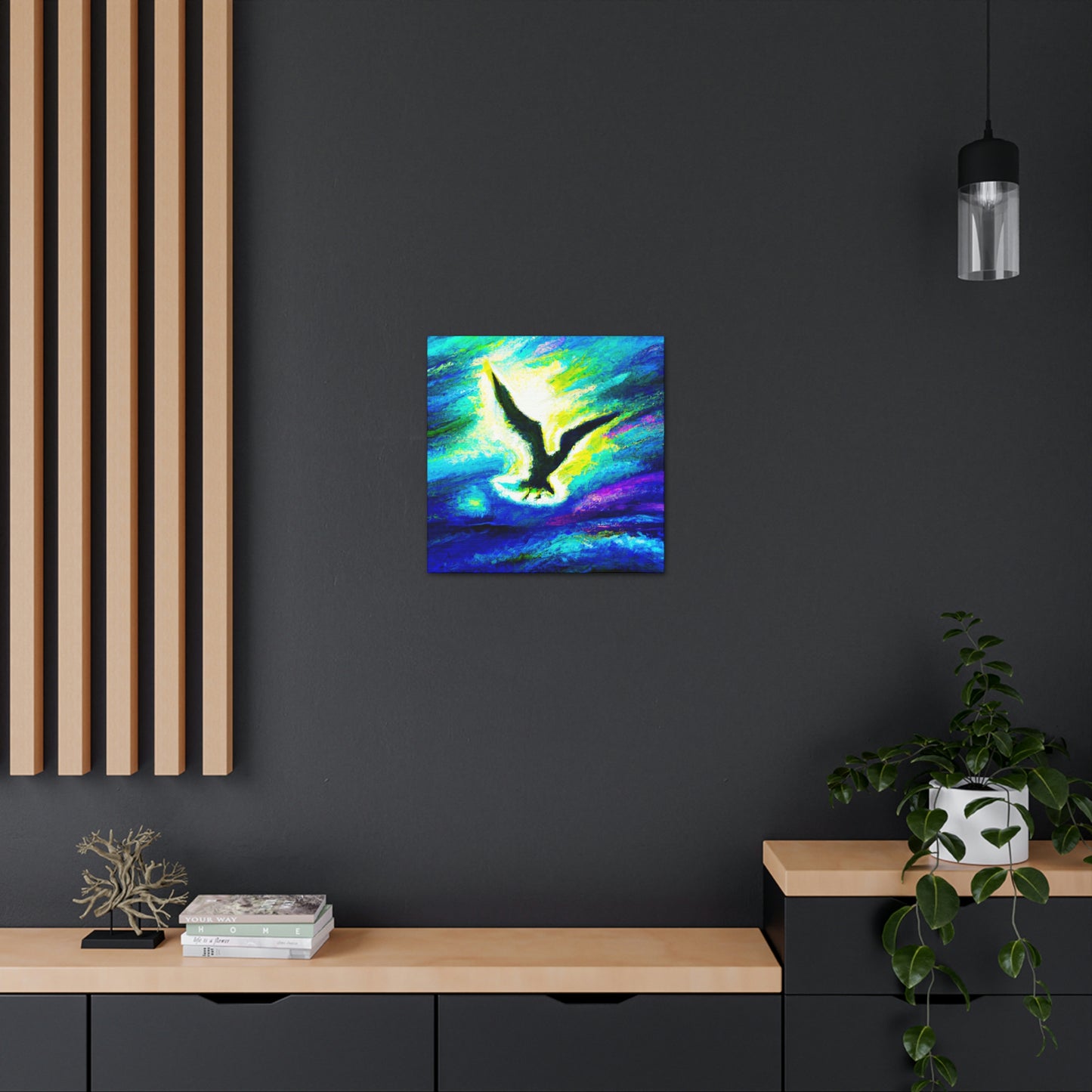 Seagull in Flight - Canvas