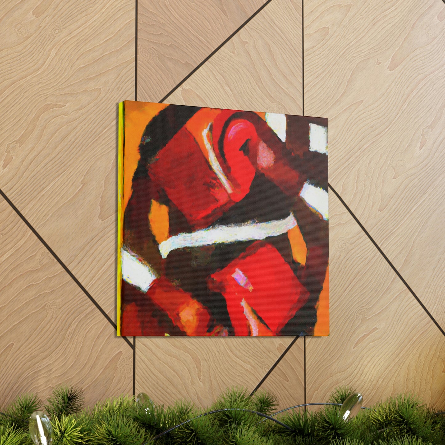 "Boxing in Abstract Form" - Canvas