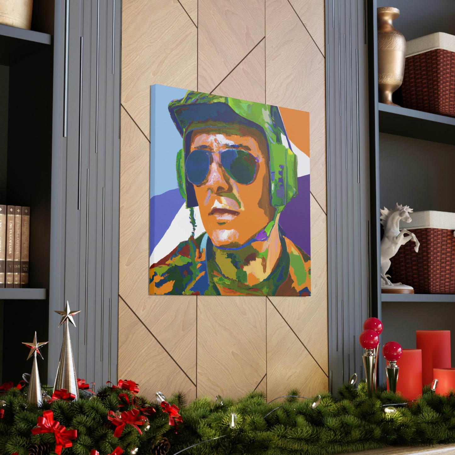 Pilot in Pop Art - Canvas