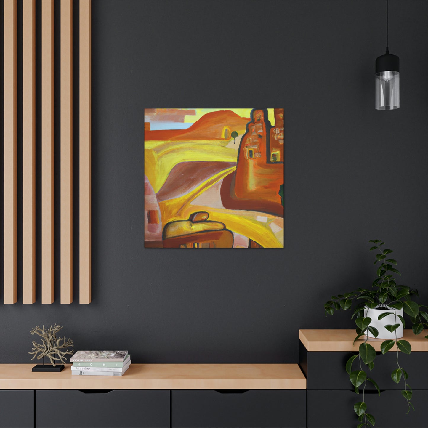 Desert in Expressionism - Canvas