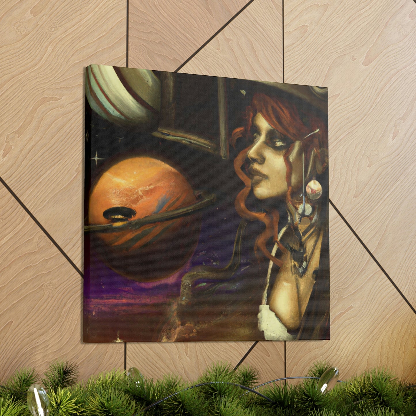 Venus in CogsDress - Canvas