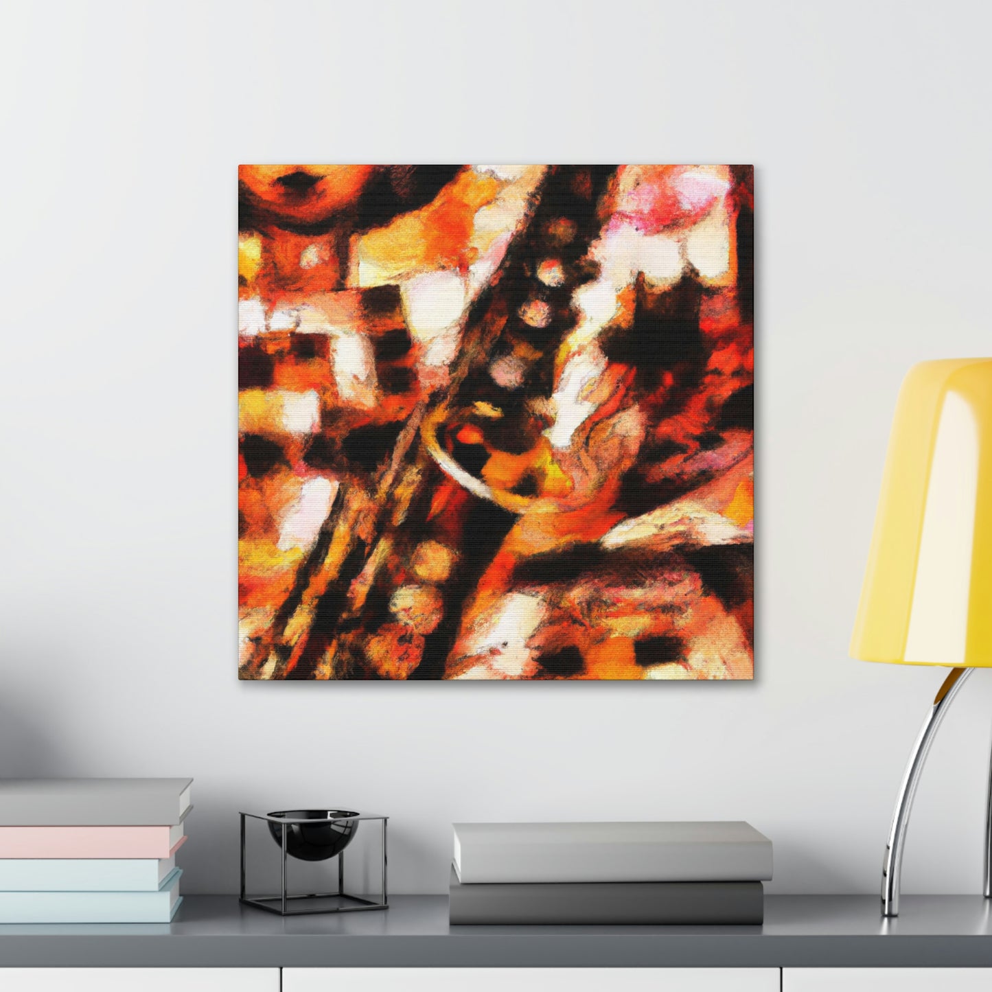 "Clarinet in Expressionism" - Canvas