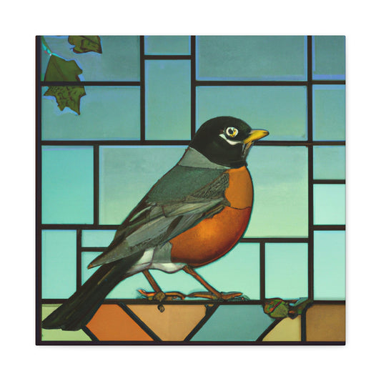 "A Robins Art Deco" - Canvas