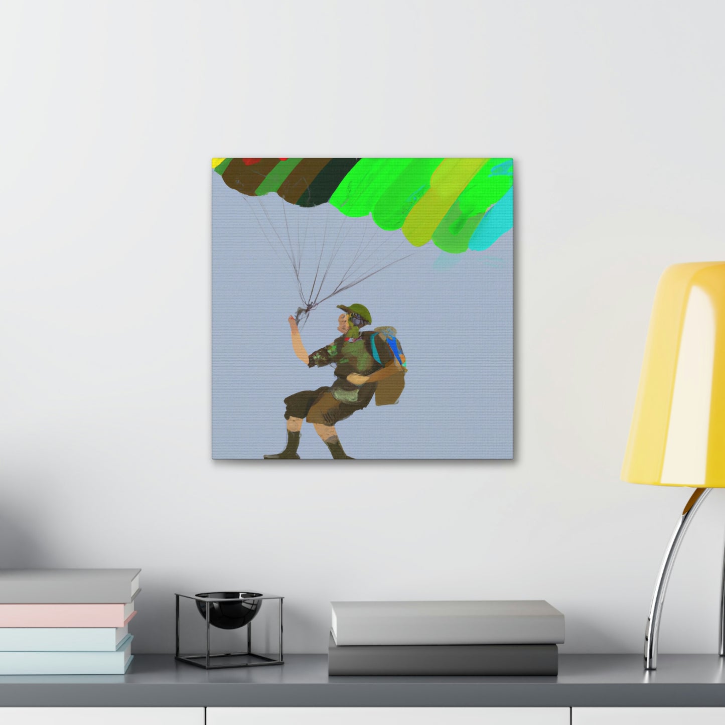 Paratrooper Fauvism Joy - Canvas