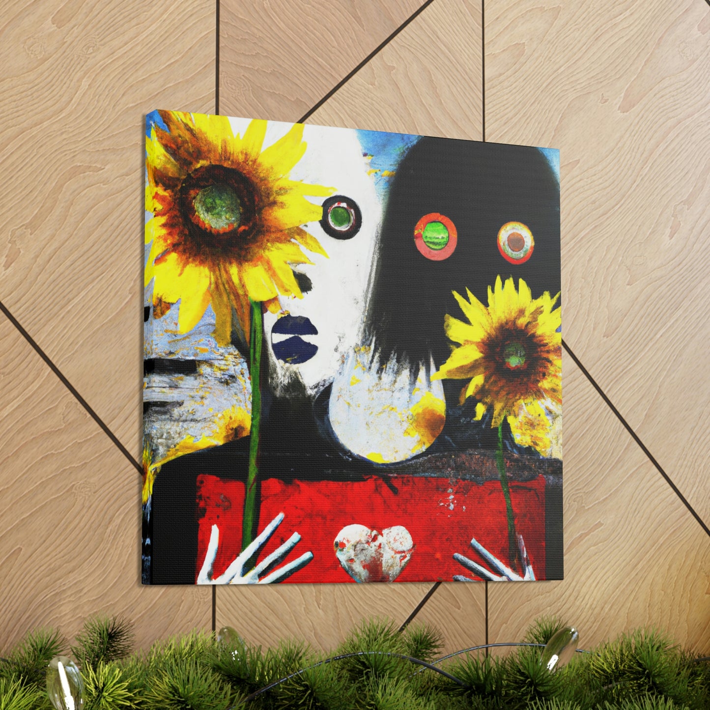 "Love and Sunflowers Bloom" - Canvas