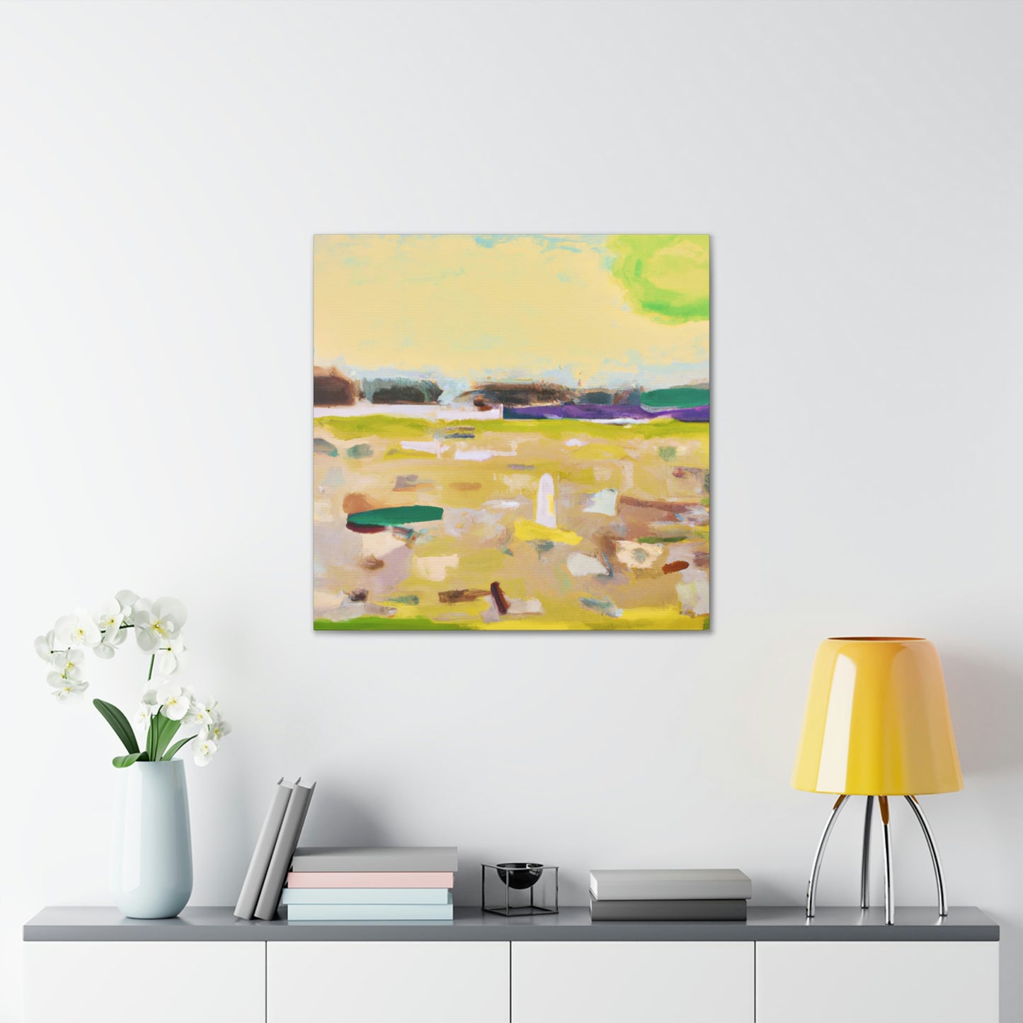 Bay Blissful Abstraction - Canvas