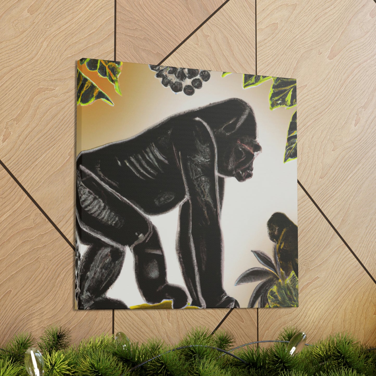 Gorilla in Baroque - Canvas