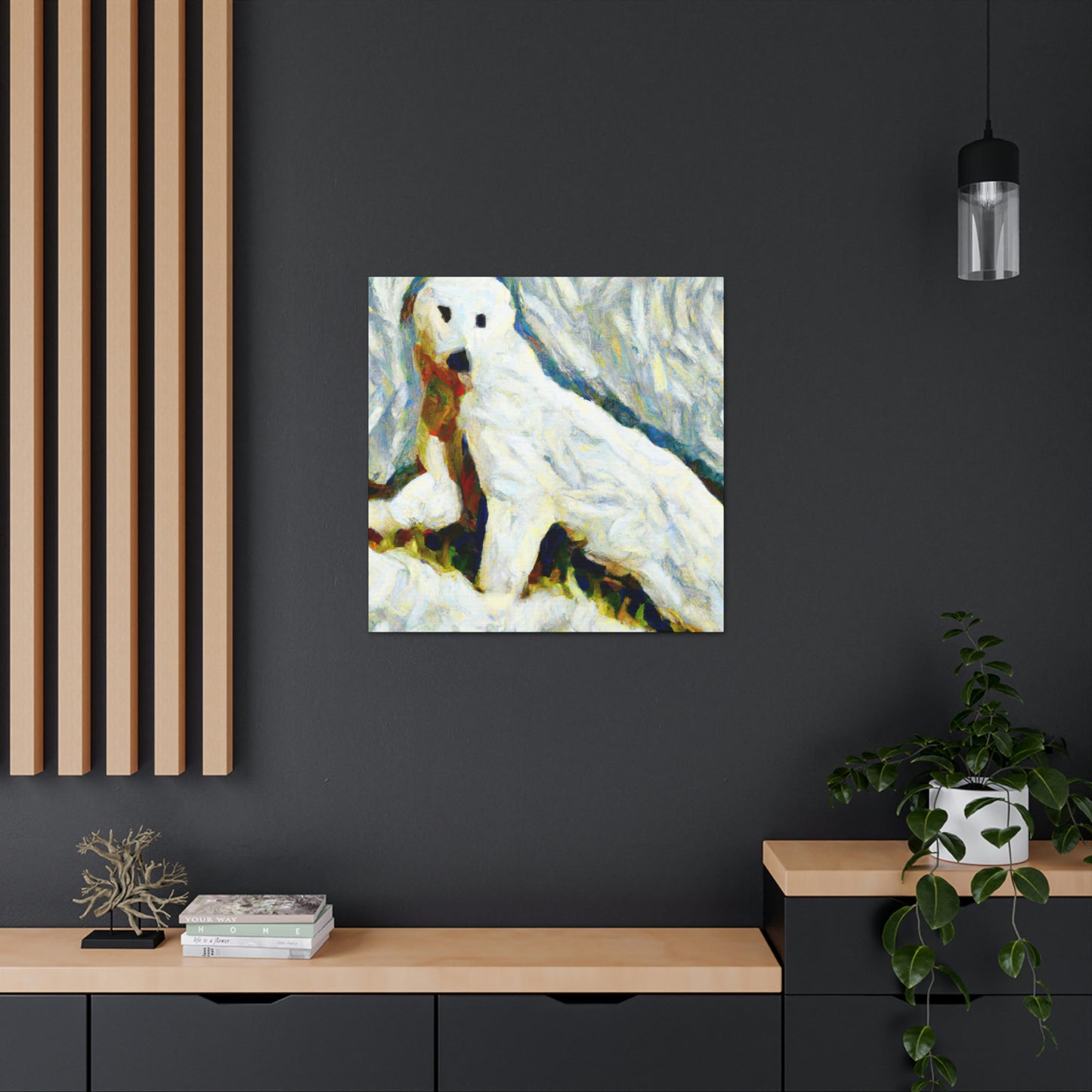 "Ermine's Majestic Splendor" - Canvas