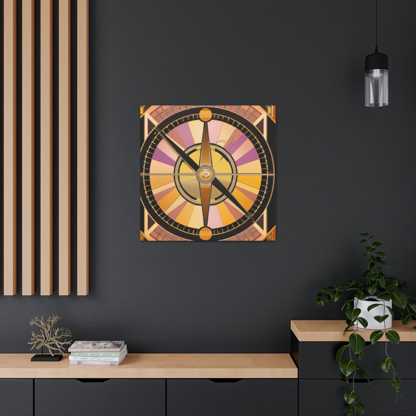 "Compass of Art Deco" - Canvas