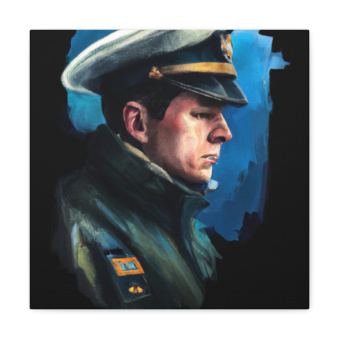 "Glorious Naval Aviator" - Canvas