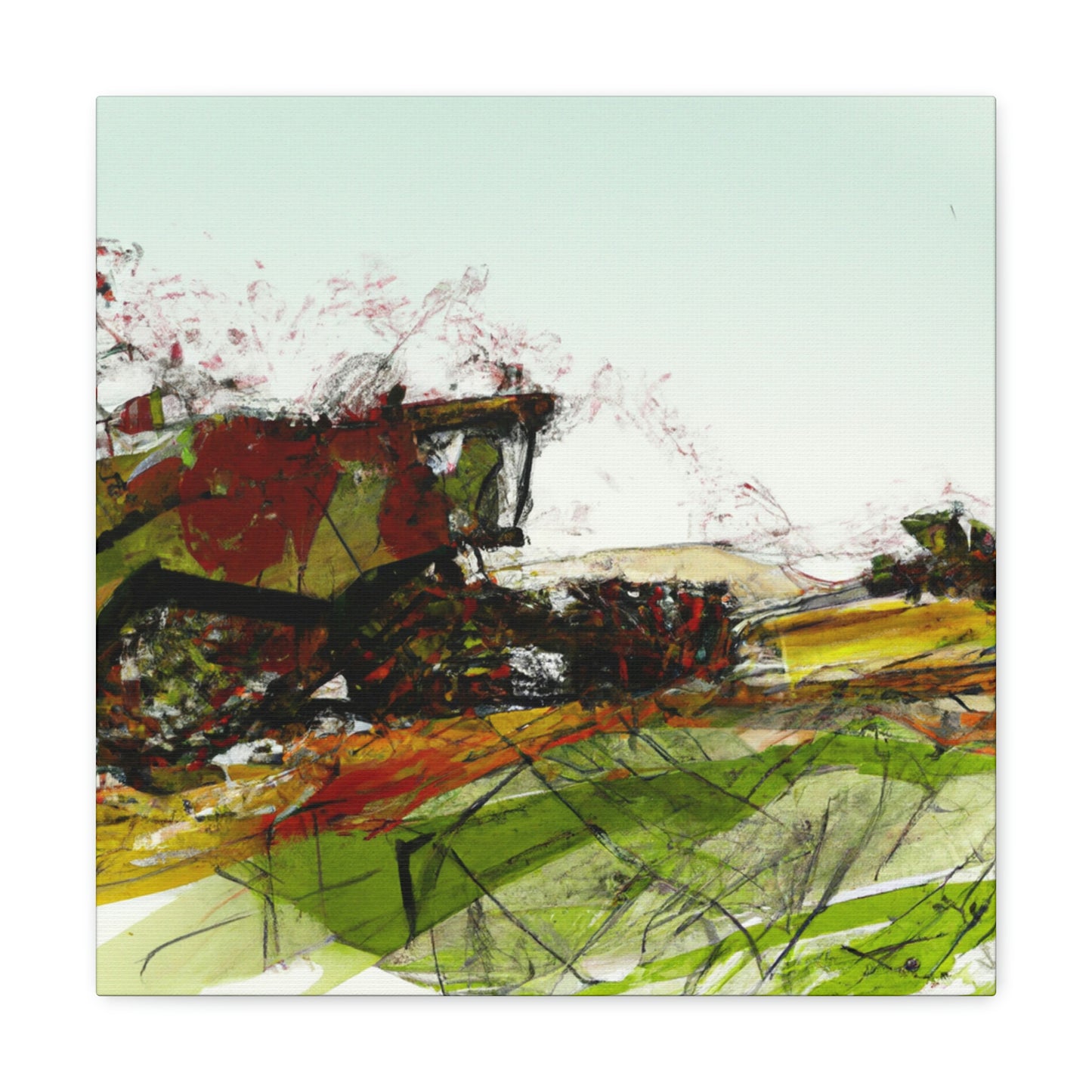 Harvesters in Harvest Time - Canvas