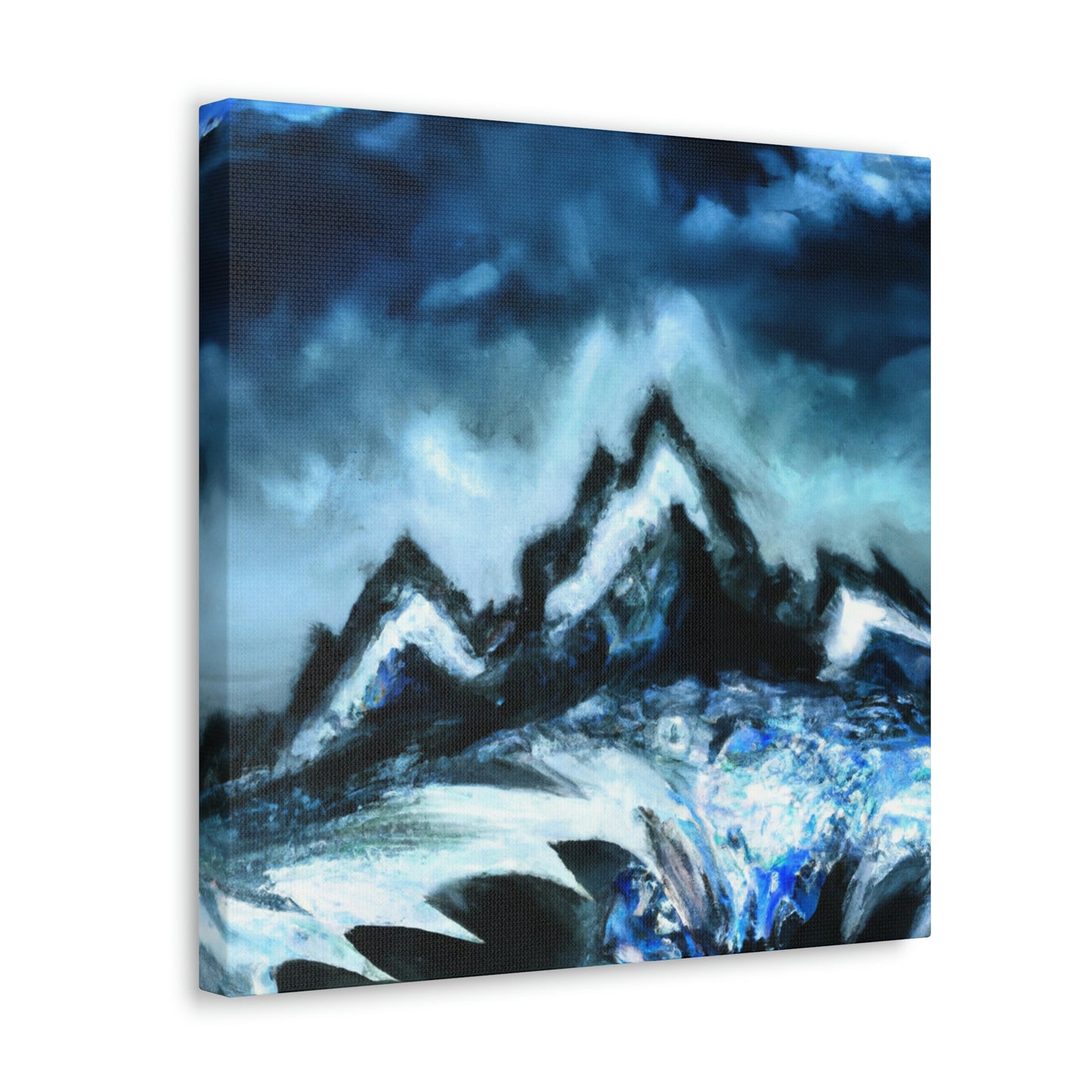 "Snowy Mountain Majesty" - Canvas