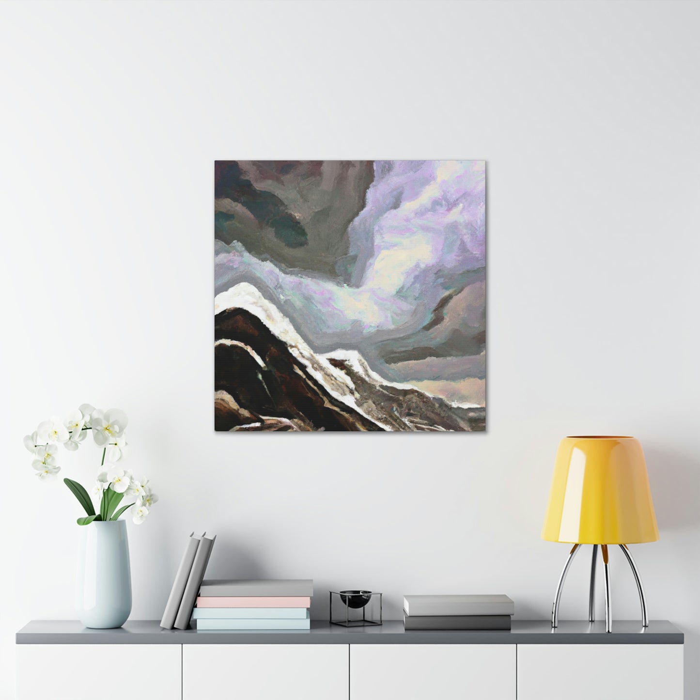 "Mountain Snowy Majesty" - Canvas