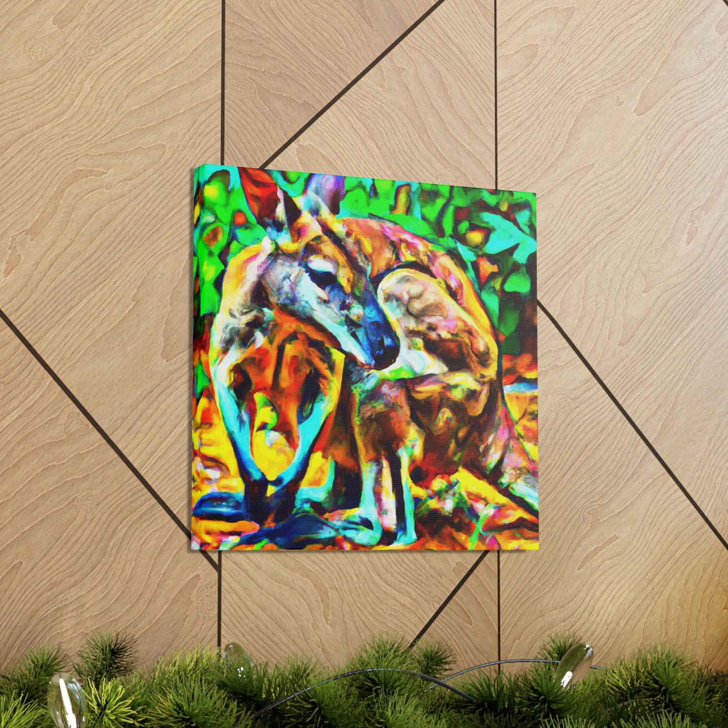 Wallaby in the Wild - Canvas