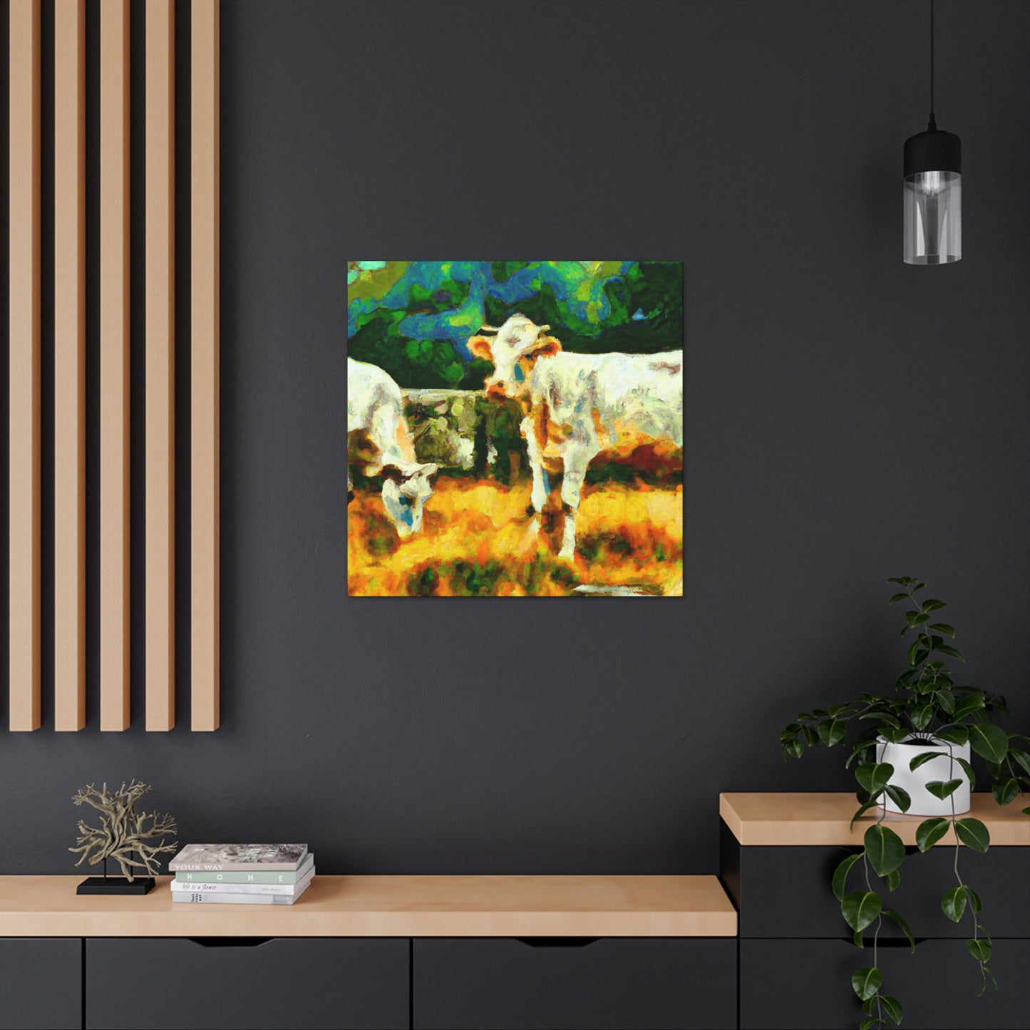 "Jersey Cow Visionary" - Canvas