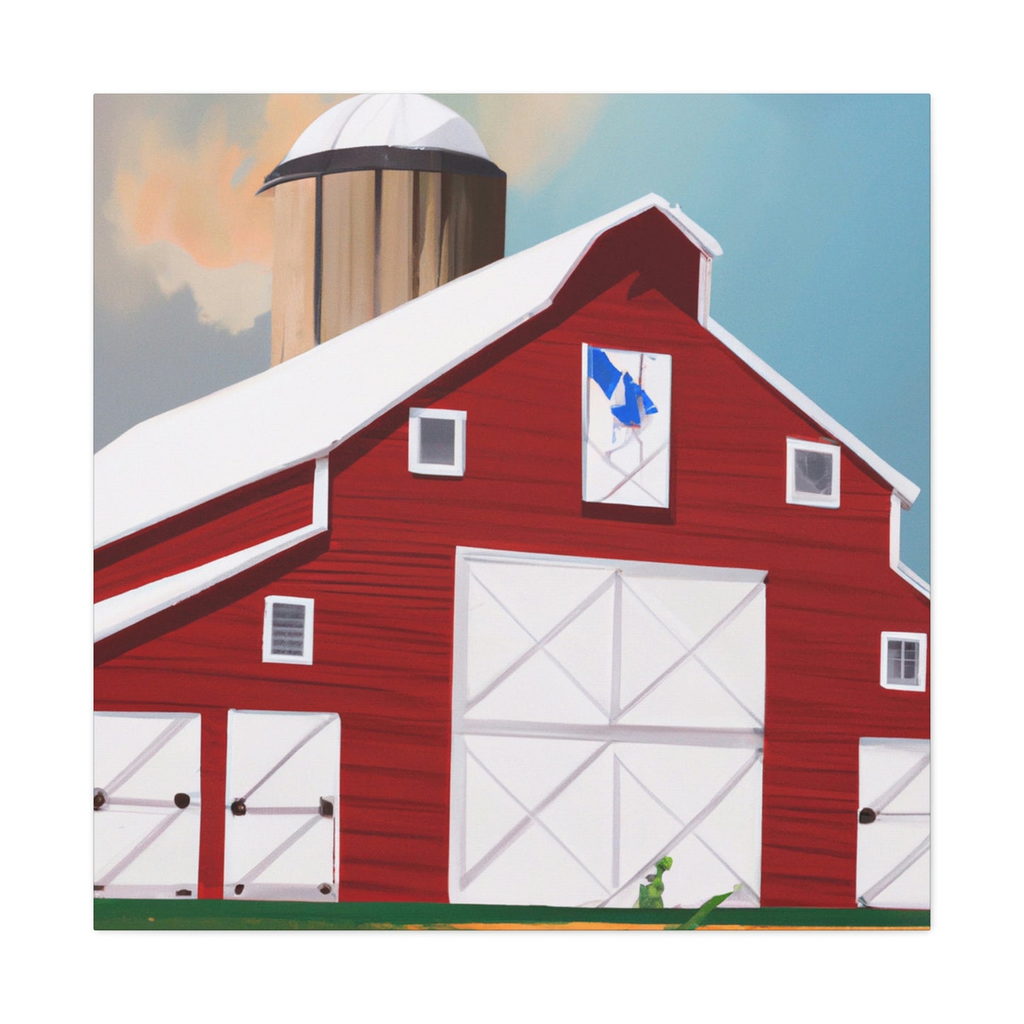 "Barn of Shining Gold" - Canvas