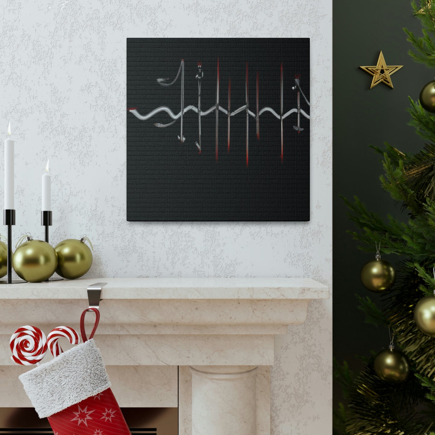 "Sound Wave Symphony" - Canvas