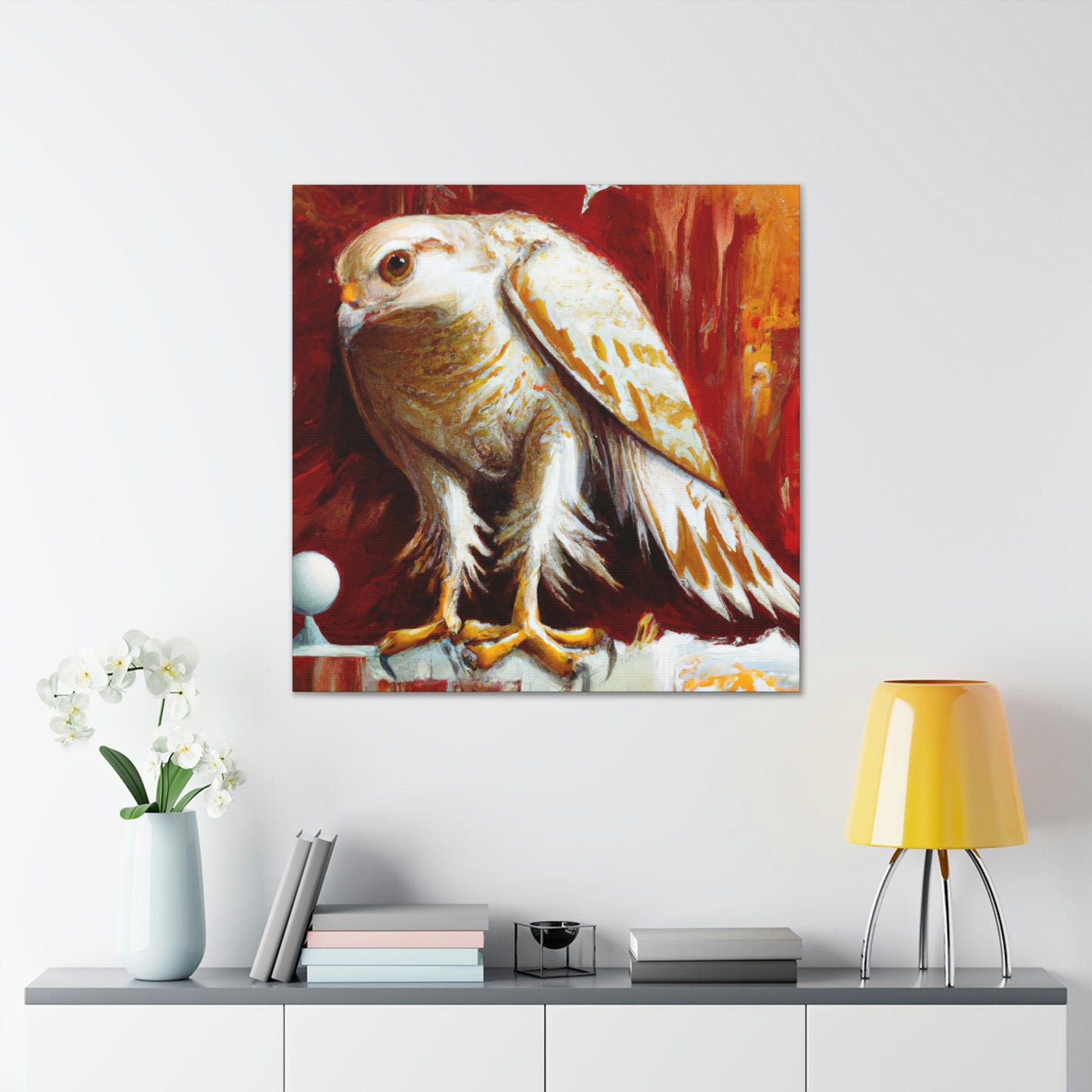 "Hawk of Neoclassicism" - Canvas