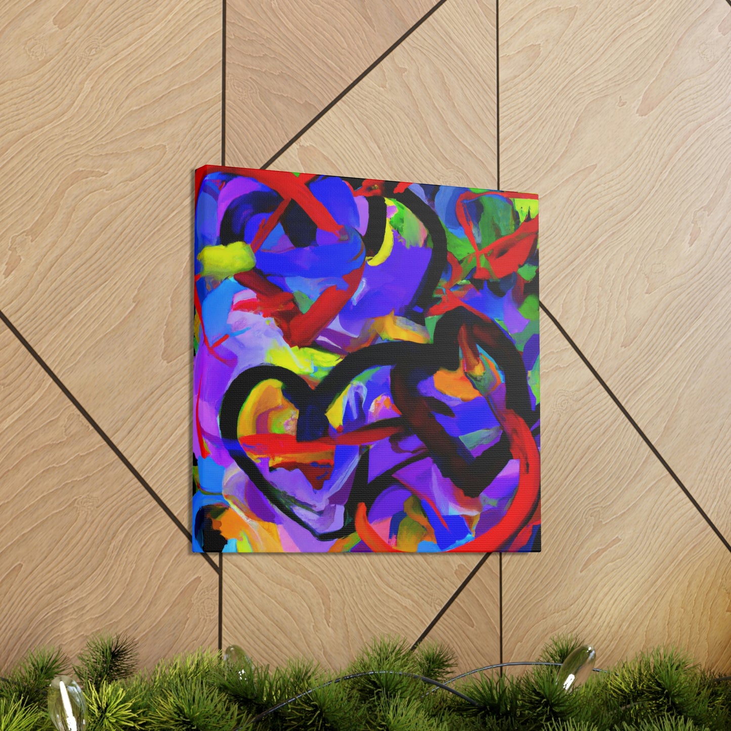 “Hearts Intertwined” - Canvas